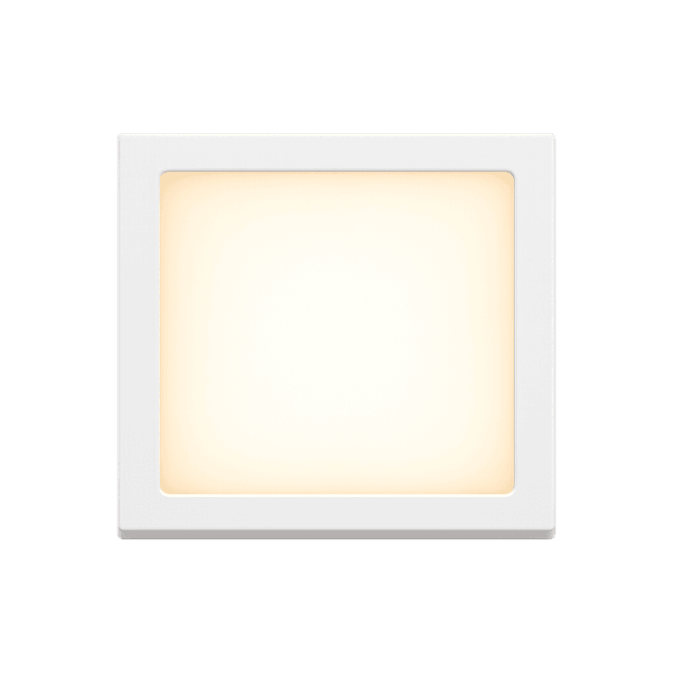 Plafon cuadrado con base 24W
